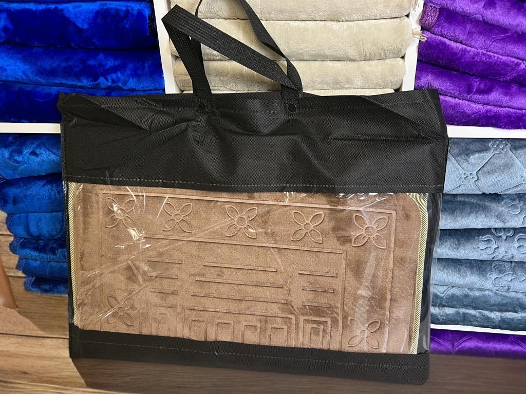 Bequemer Gebetsteppich mit Lehne 50x110