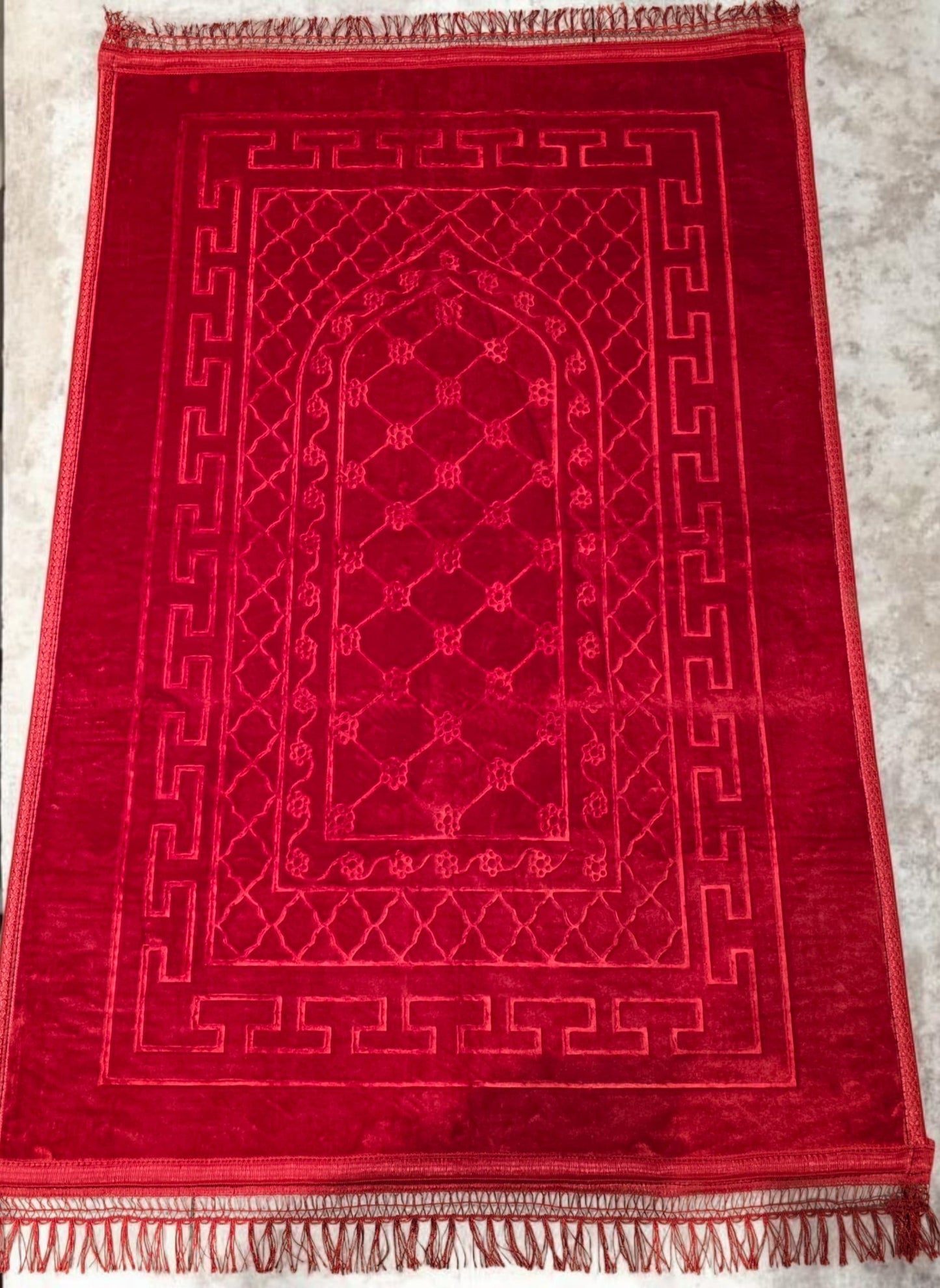 Bequemer Gebetsteppich in verschiedenen Farben | Mit Muster 80x120